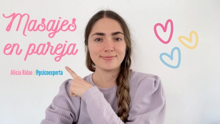Masajes para reconectar en pareja