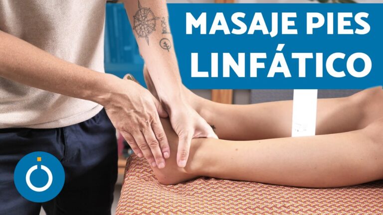 Masaje antiinflamatorio: reducción de la hinchazón de forma eficaz